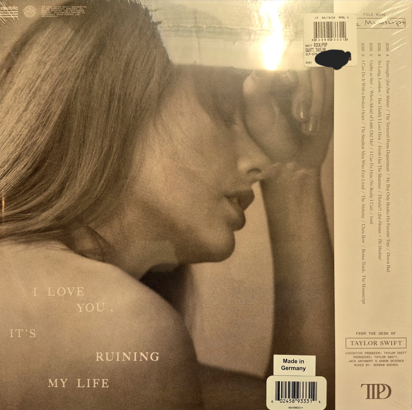 Taylor Swift "Tortured Poets Department"